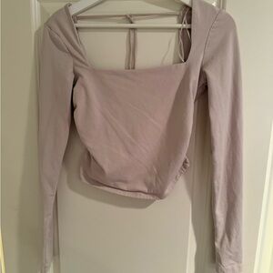 Garage Women's Tan Long Sleeve Top Size Small